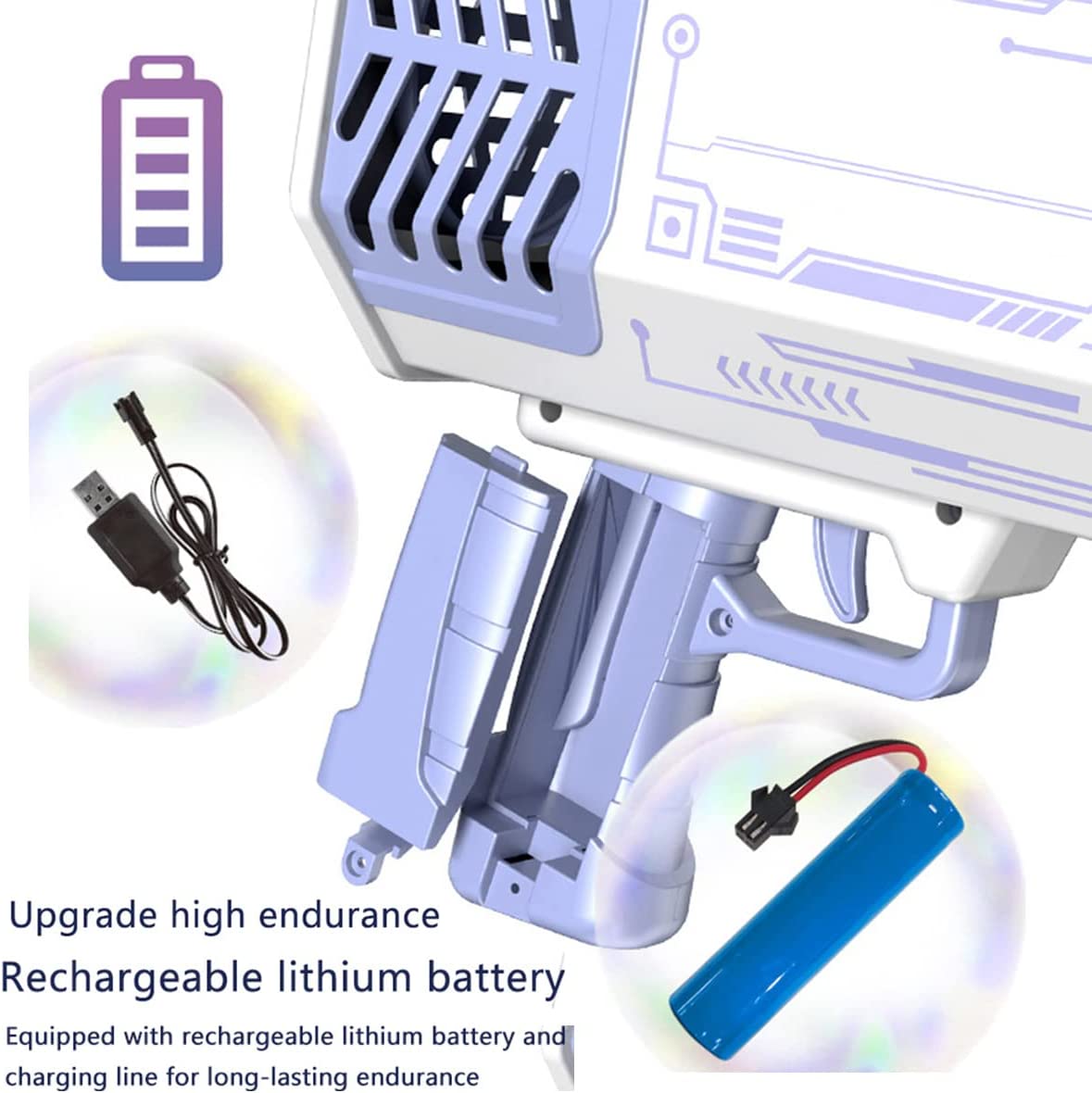 69-Hole Bubble Maker Guns