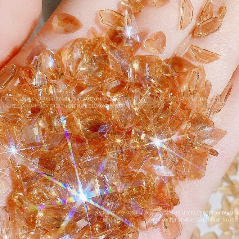 Manicure rhinestone with flat back DIY handmade nail