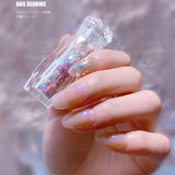 Mermaid Sequin Jewelry Nail Art