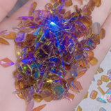 Manicure rhinestone with flat back DIY handmade nail