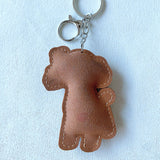 Hot-selling, classic rhinestone-studded cartoon dog keychain – a trendy accessory for your bag or keys!