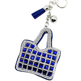 New arrival diamond-encrusted bag keychain fashion tassel metal pendant creative accessories cross-border hot-selling model