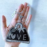 Tk live: reliable supply of korean velvet rhinestone perfume bottles, bags, keychains, and bag charms - wholesale