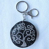 Tree of life family tree diamond pendant korean velvet hot diamond keychain super flash luggage pendant wholesale