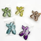 New diamond-studded balloon dog keychain - cartoon bag charm, creative accessory, cross-border hot seller