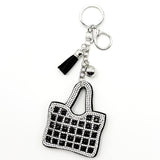 New arrival diamond-encrusted bag keychain fashion tassel metal pendant creative accessories cross-border hot-selling model