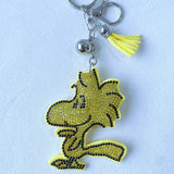 Cartoon anime bird keychain - cute yellow bird ip style bag chain pendant accessory