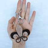 Classic crow heart wind flower keychain dark punk pants chain waistband gear metallic bag pendant