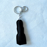 Korean velvet lipstick hot diamond keychain makeup styling accessories bestie gift bag pendant cross-border hot sale