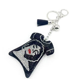 Cross-border stylish hot diamond keychain fashion full diamond key pendant bag pendant tk hot-selling decorative pendant dropshipping