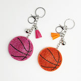 New hotfix basketball keychain fashion tassel charm car bag accessory - cross-border hot seller