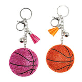 New hotfix basketball keychain fashion tassel charm car bag accessory - cross-border hot seller