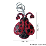 Cross-border hot-selling creative cartoon ladybug key chain ladybug women's bag hanging accessories small gifts wholesale
